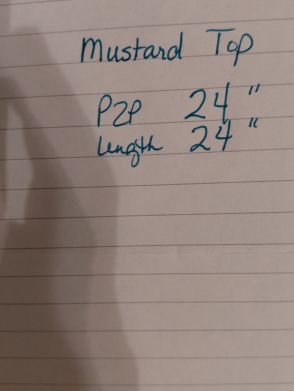 Mustard Soft Long Sleeve Blouse - Picture 6 of 6